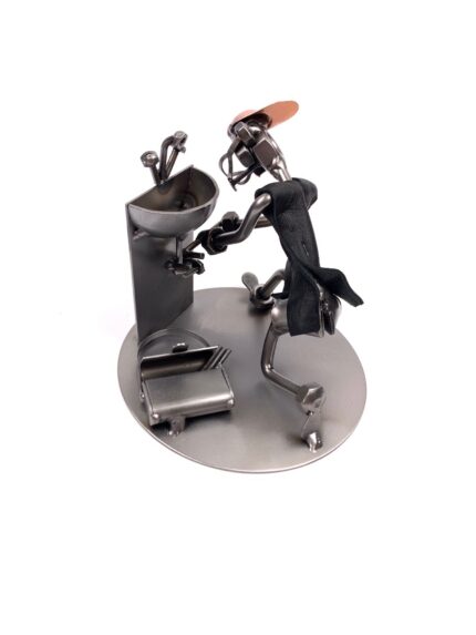 figurka z metalu hydraulik
