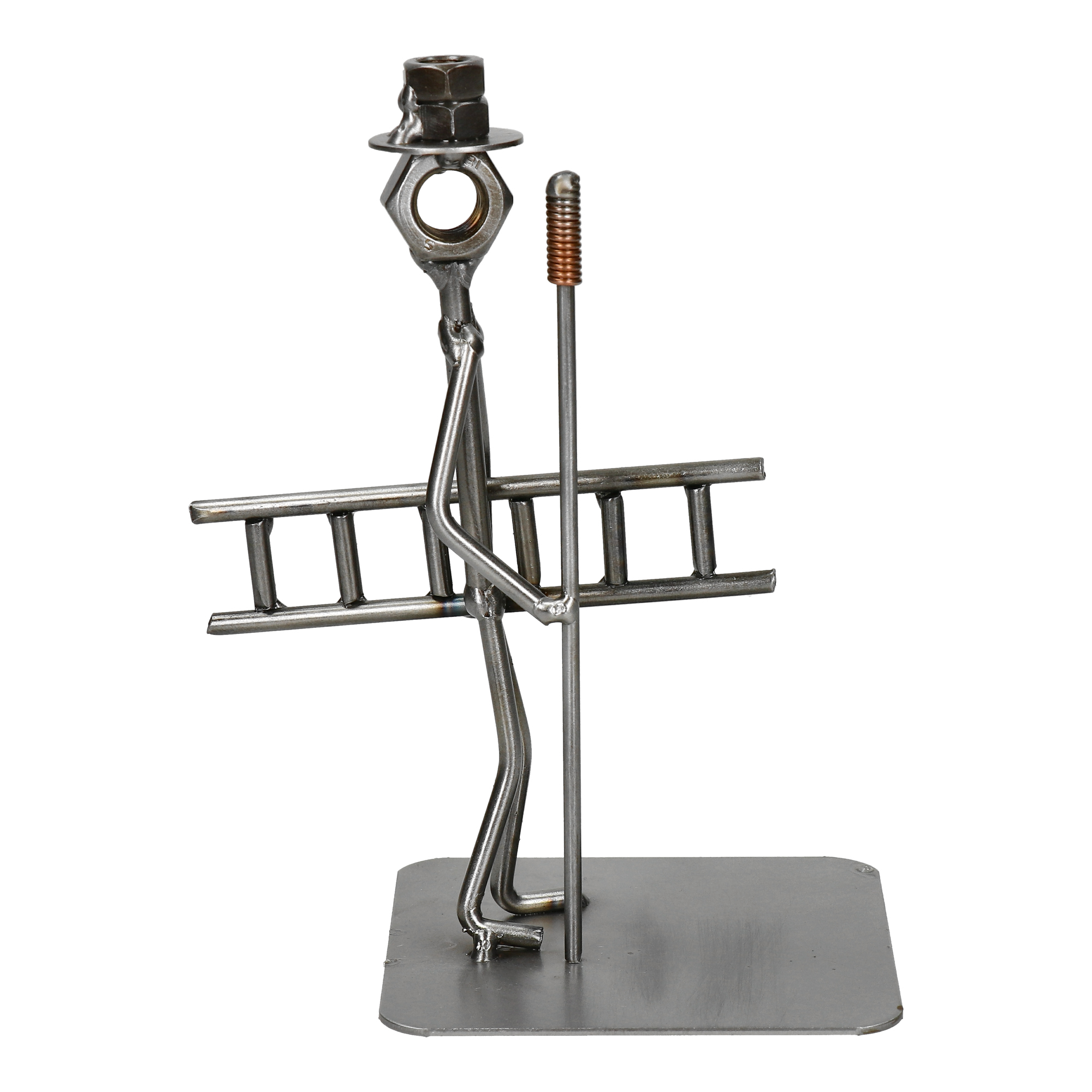 kominiarz-figurka-z-metalu-prezent-do-100-zl stalowa figurka kominiarz z personalizacją
