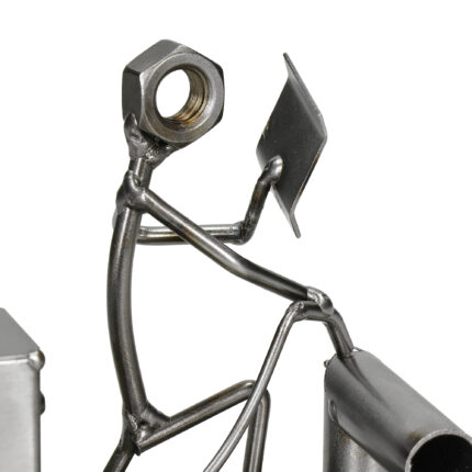 Figurka spawacza z metalu – pełna sylwetka