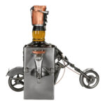 Motocyklowa dekoracja na whiskey do garażu lub domowego barku