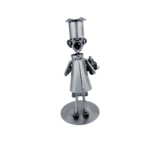 Metalowa figurka cukiernik – tort