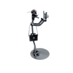 Metalowa figurka fotograf – sylwetka postaci