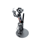 Metalowa figurka golfista organizer – prezent dla szefa
