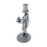 Ręcznie wykonana metalowa figurka kobieta cukiernik – jubileusz