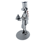 Metalowa figurka kobieta cukiernik – prezent dla cukierniczki