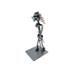 Metalowa figurka Nordic Walking kobieta – prezent jubileuszowy