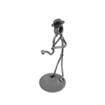 Metalowa figurka saksofonista – prezent dla muzyka